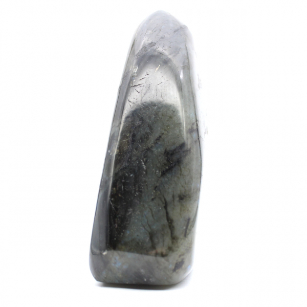 Pedra labradorita polida, autêntica de Madagascar.
