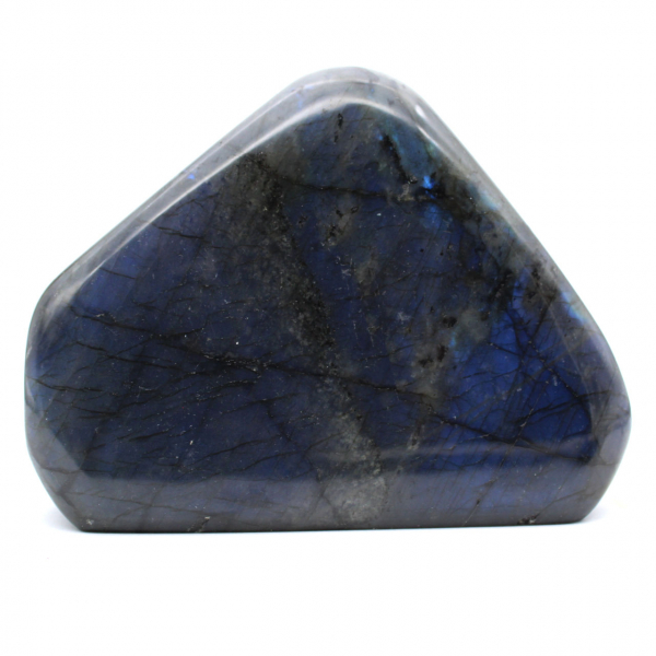 Labradorita polida, espécime de rocha decorativa