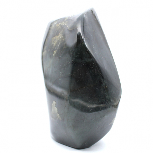 Grande peça polida de labradorita de Madagascar