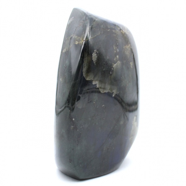 Grande peça polida de labradorita de Madagascar