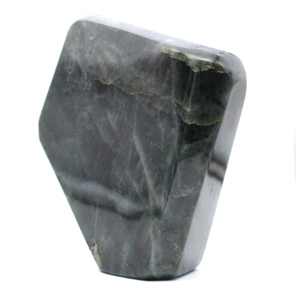 Ornamento de labradorita polida, pedra natural