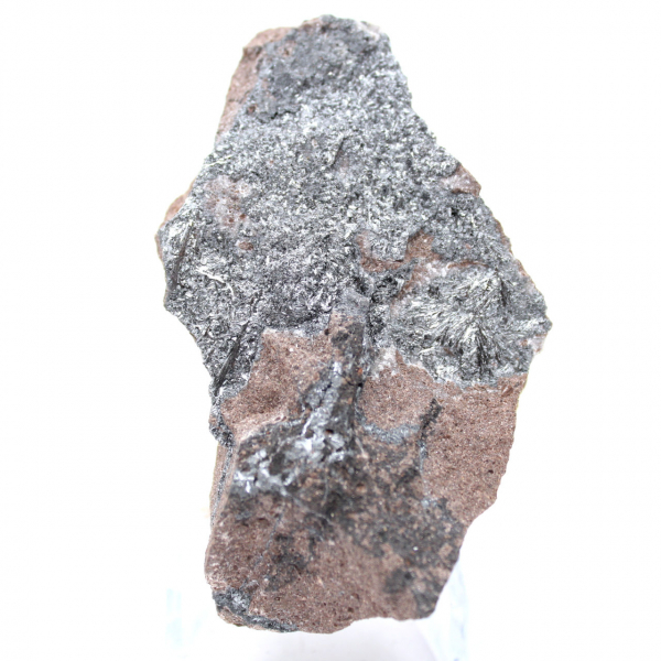 Pirolusita, rocha bruta, cristalização fina, Marrocos