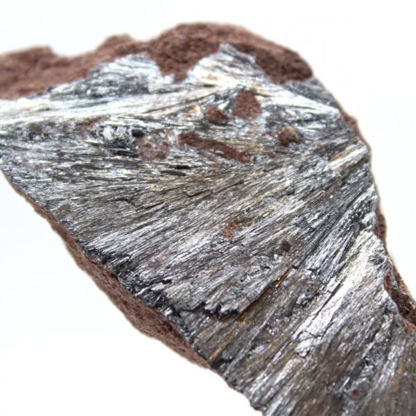 Pirolusita, espécime de cristal fino do Marrocos