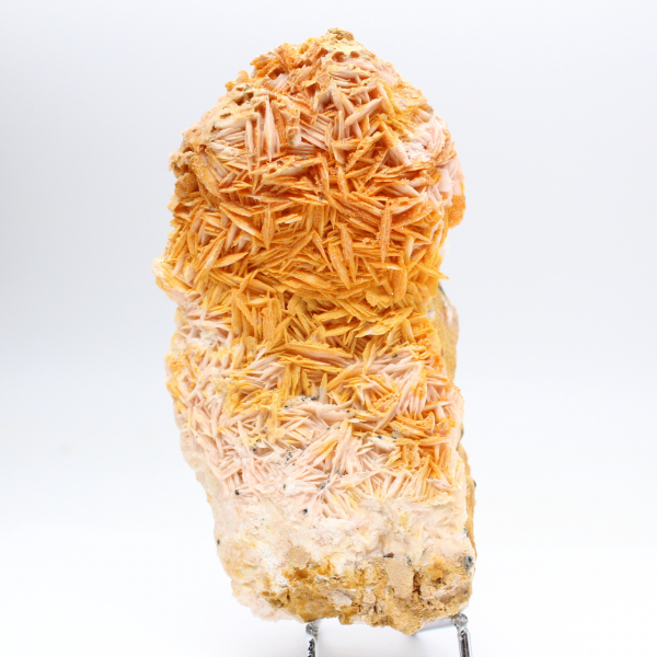 Cristais naturais de barita laranja do Marrocos