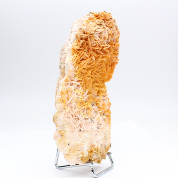 Cristais naturais de barita laranja do Marrocos