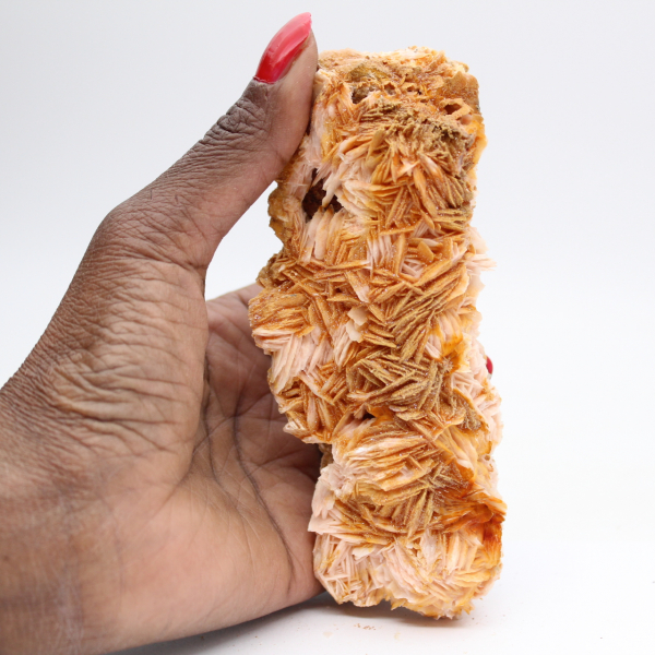 Barita laranja marroquina em cristalização natural