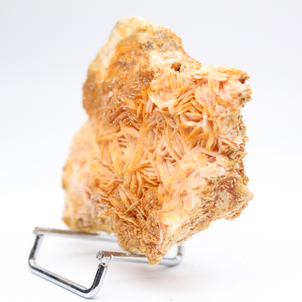 Cristais de barita laranja marroquina colecionáveis