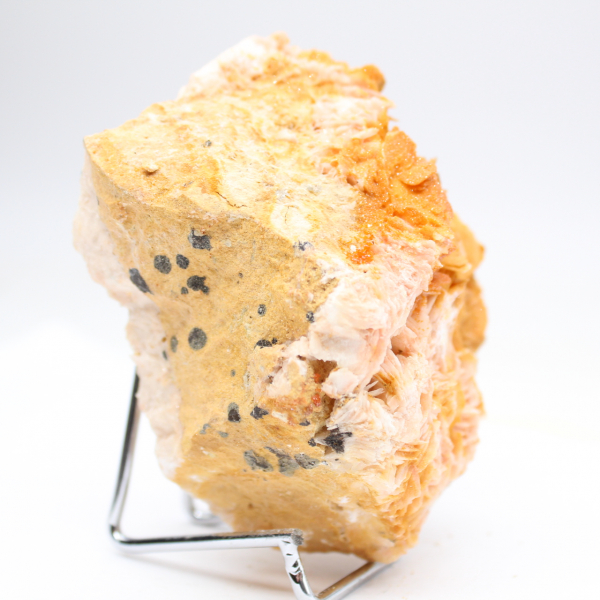 Barita laranja marroquina com cristais naturais