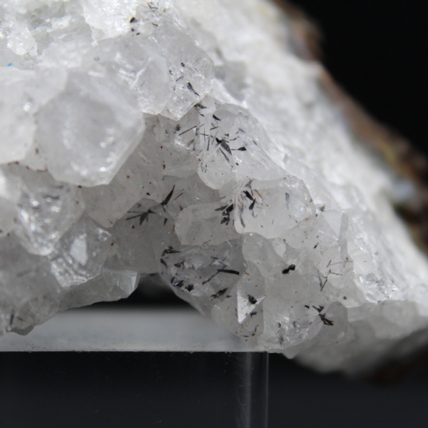 Quartzo bruto de colecionador com goethita, Marrocos