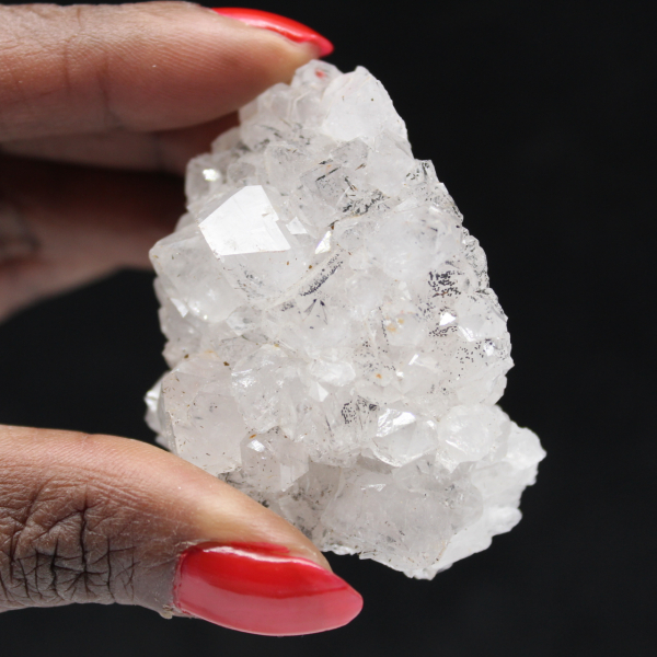 Quartzo Goethita em miniatura, espécime bruto de Marrocos, 80g