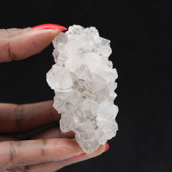 Quartzo Goethita, mini drusa colecionável de Marrocos, 85g