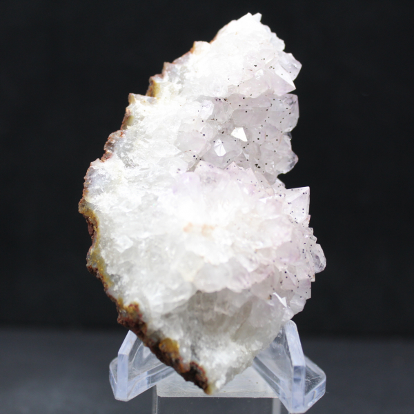 Drusas de quartzo com inclusões de goethita, pedra bruta 130g