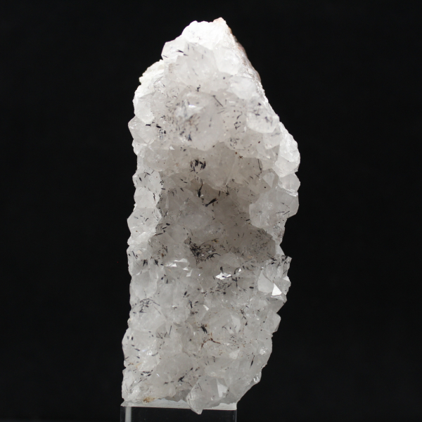 Autêntico quartzo marroquino bruto, cristais de goethita.