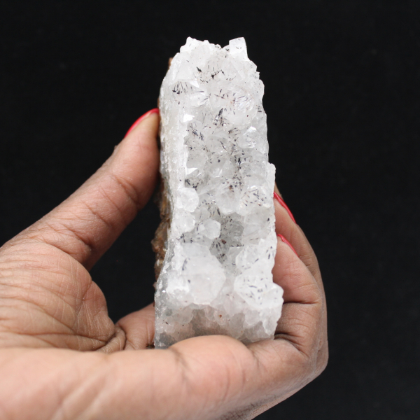 Espécime de Goethita de Quartzo, Drusas Brutas de Marrocos, 180g