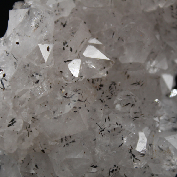 Drusas de quartzo marroquino, pedra de colecionador de goethita