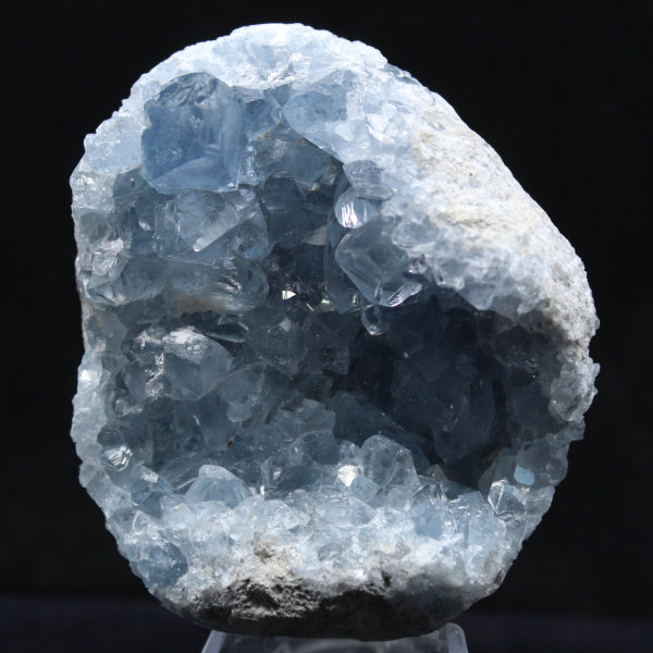 Espécime bruto de celestita - Cristalização de Madagascar