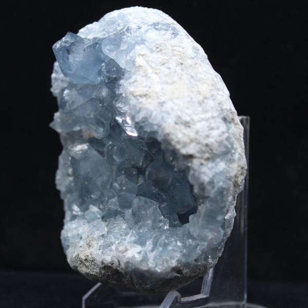 Espécime bruto de celestita - Cristalização de Madagascar