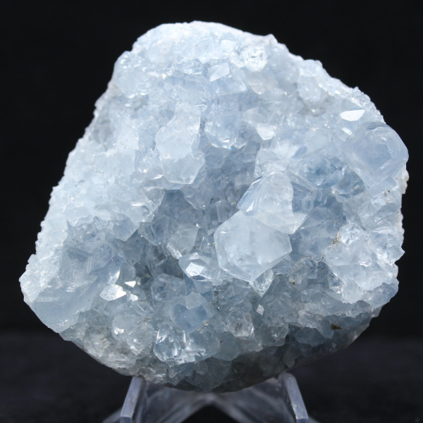 Celestina de Madagascar: Drusa e aglomerado de cristais