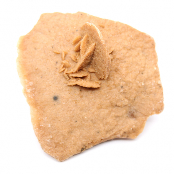 Pequena Rosa do Deserto de Marrocos: fragmento geológico natural