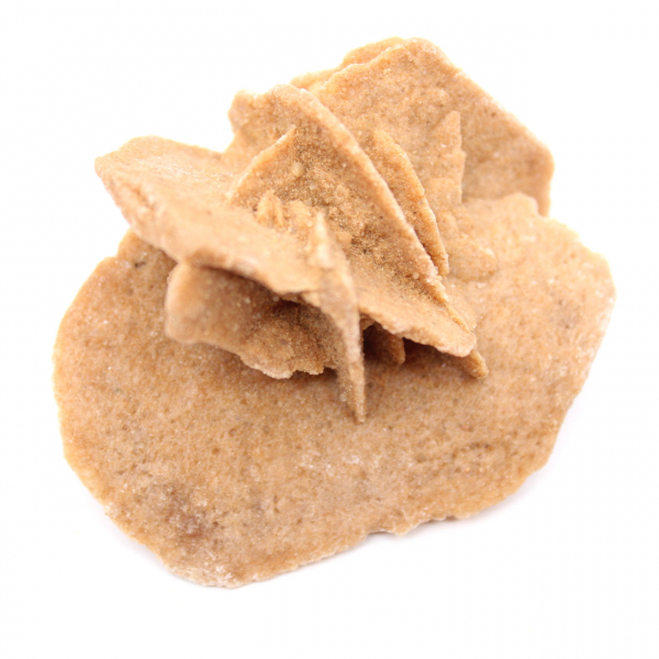 Mini Rosa do Deserto Marroquina: exemplar de gesso natural