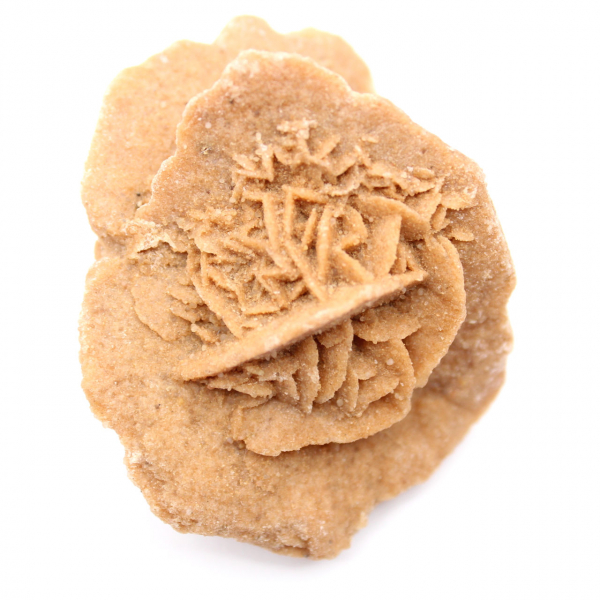 Pequena Rosa do Deserto de Marrocos: fragmento geológico natural