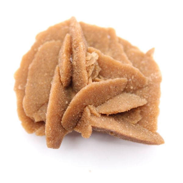 Pequeno fragmento de Rosa do Deserto: um mineral de Marrocos.