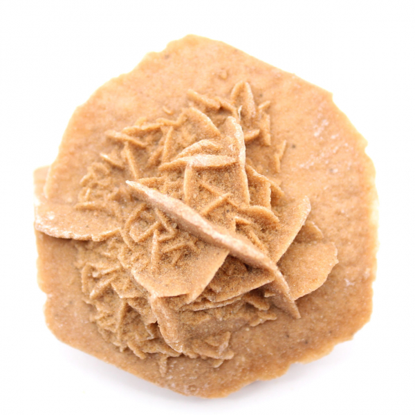 Pequena Rosa do Deserto de Marrocos: fragmento geológico natural