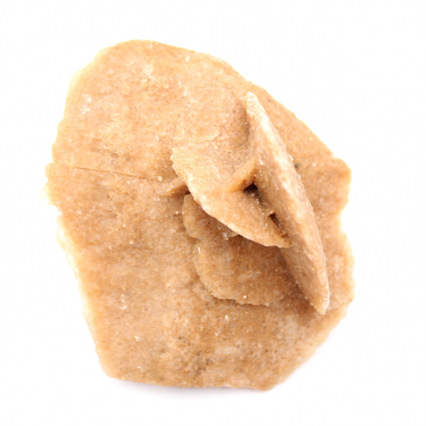 Roseta mineral de Marrocos: cristalização do gesso