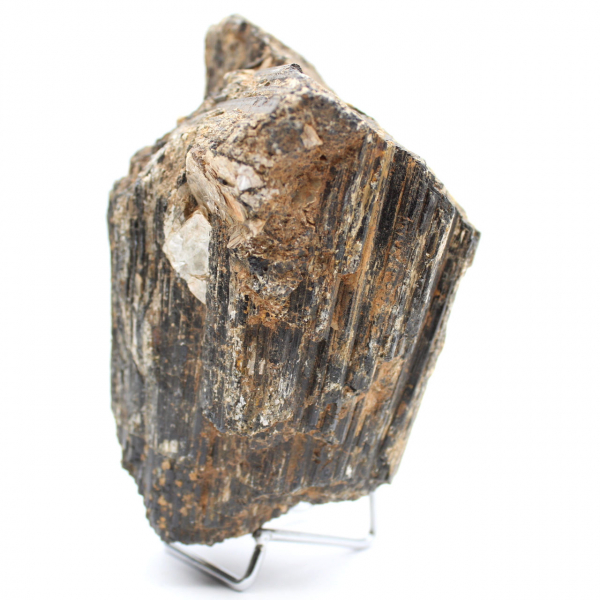 Cristal de turmalina negra bruta - Origem Madagascar