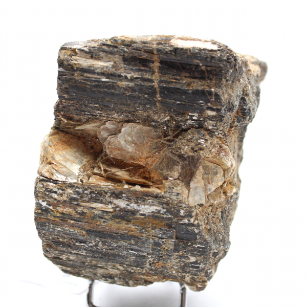 Espécime Mineralógico - Turmalina Negra Bruta de Madagascar