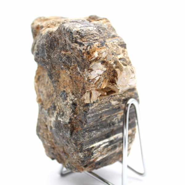 Espécime Mineralógico - Turmalina Negra Bruta de Madagascar