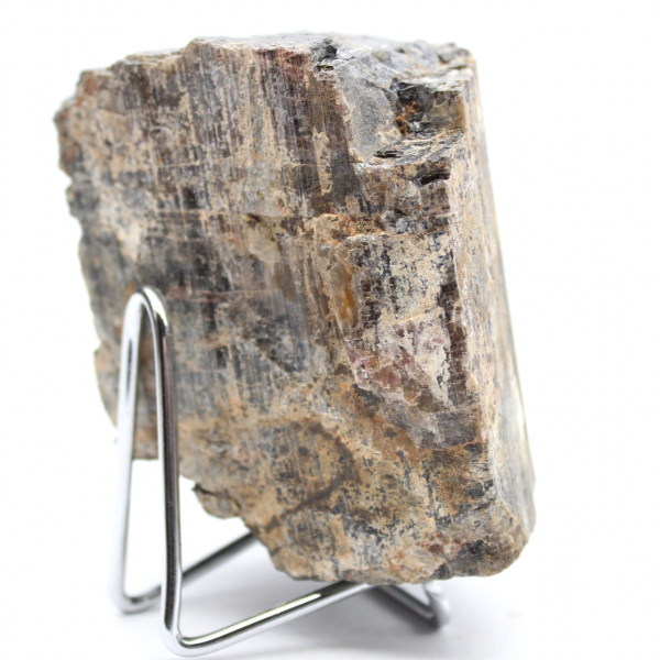 Exemplar bruto de turmalina negra - Origem: Madagascar