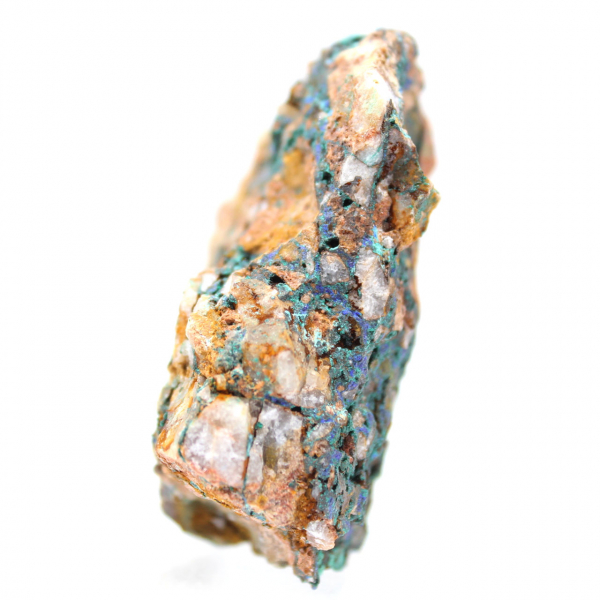 Espécime de azurita malaquita Marrocos