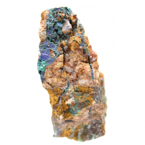 Espécime de azurita malaquita Marrocos