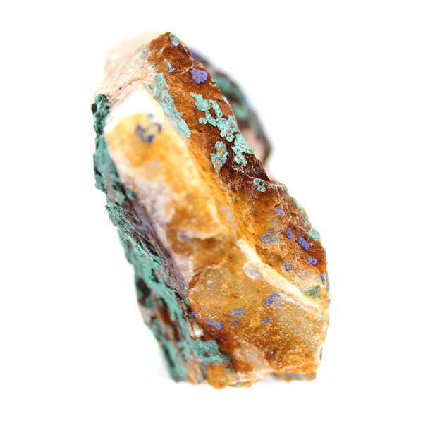 Malaquita azurita sobre matriz