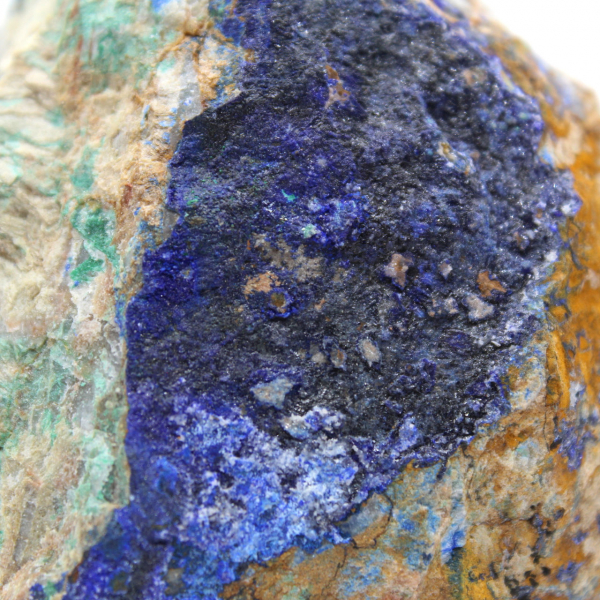 Mineral Malaquita Azurita Marrocos