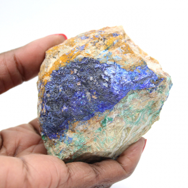 Mineral Malaquita Azurita Marrocos