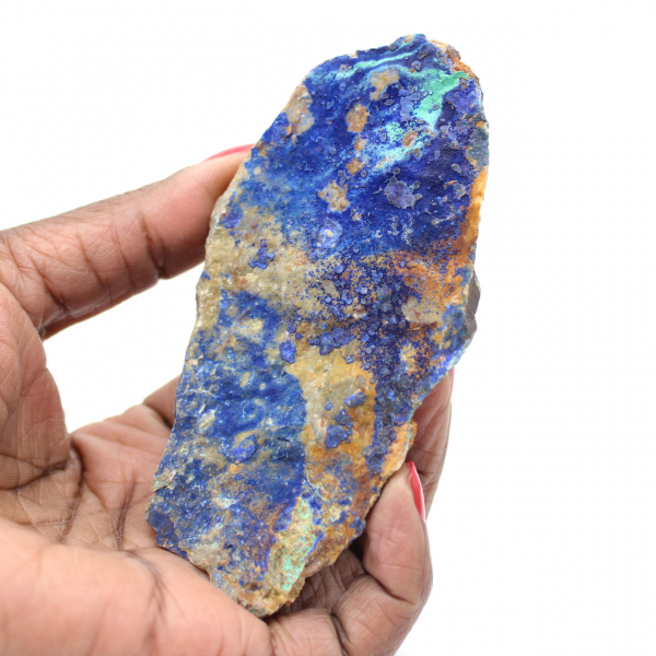 Malaquita Azurita em ganga Marrocos