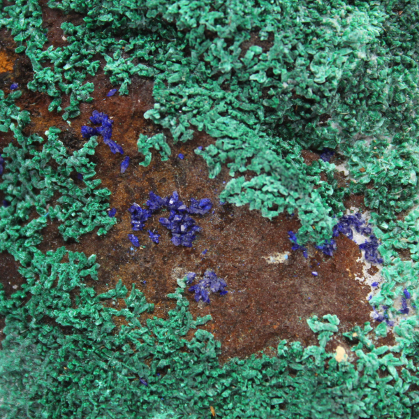 Malaquita Azurita Bruta de Marrocos