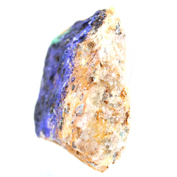 Cristais de malaquita e azurita Marrocos