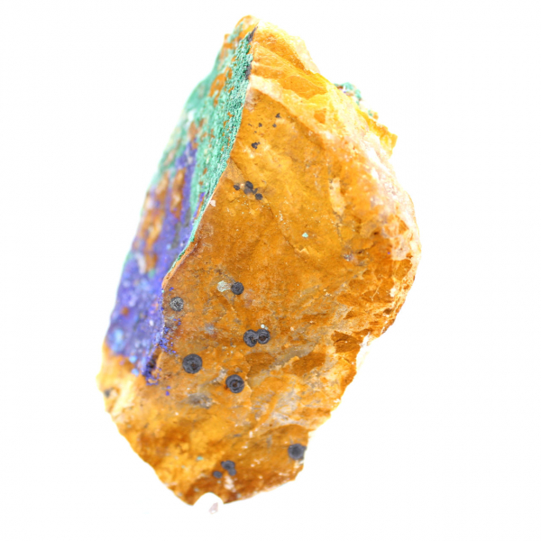 Cristais de azurita e malaquita Marrocos