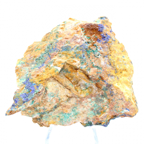 Mineral Malaquita Azurita Marrocos