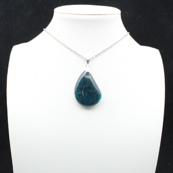 Pingente de Apatita de Madagascar - Cristalização Natural