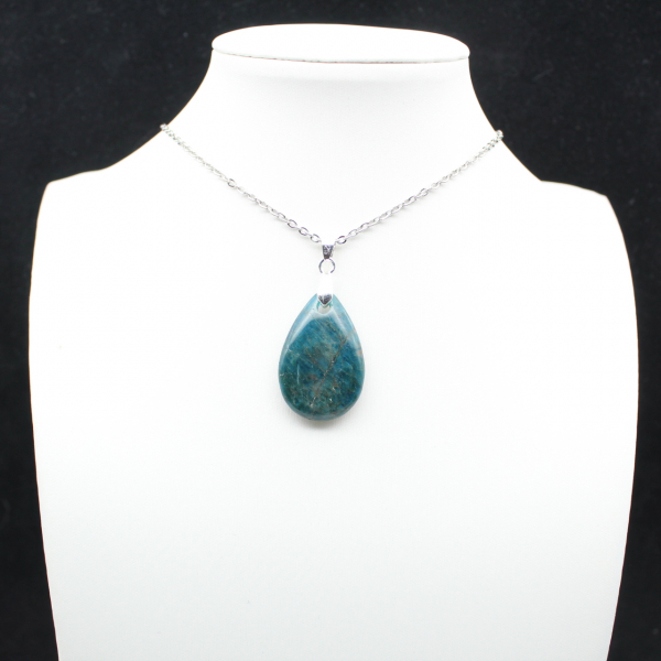 Pingente de Apatita Azul de Madagascar - Pequeno Espécime Precioso