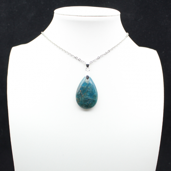 Pingente de Apatita Azul de Madagascar - Pequeno Espécime Precioso