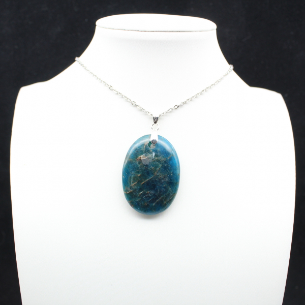 Pingente grande de apatita de Madagascar - Espécime de 19g