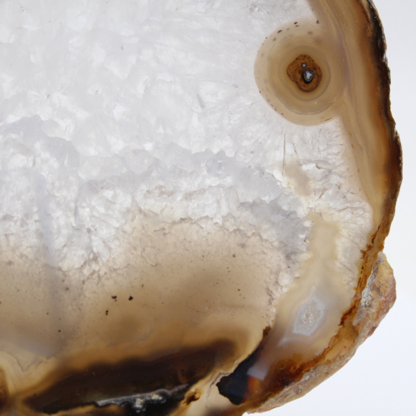 fatia de ágata listrada brasileira