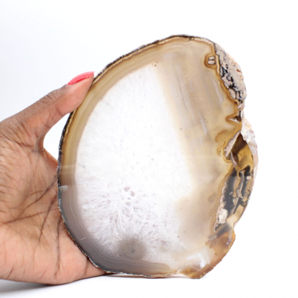 fatia de ágata listrada brasileira