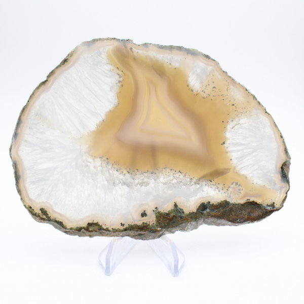 Placa de ágata calcedônia