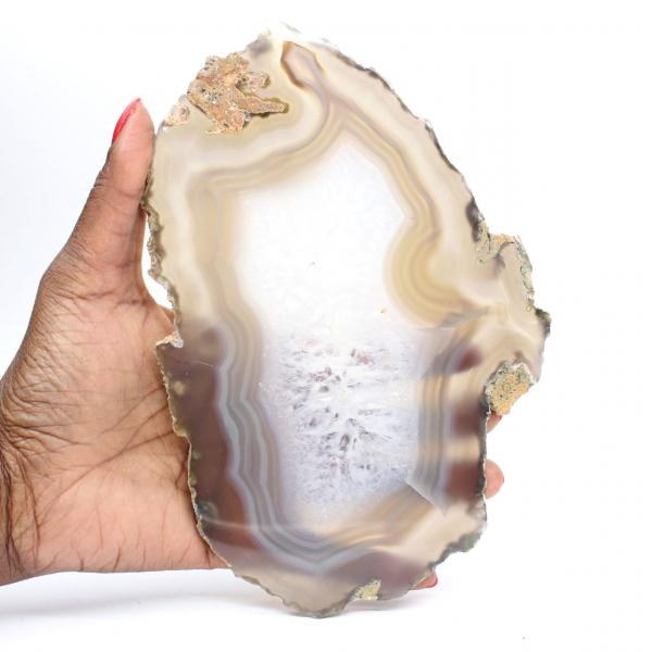 placa de ágata listrada brasileira